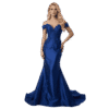 Premium Royal Blue Mermaid Evening Gown for Women