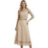 Premium Ivory Lace Two-Piece Skirt Set