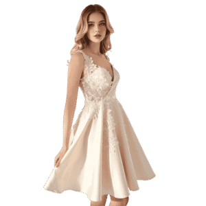 Elegant Lace Princess Dress for Women