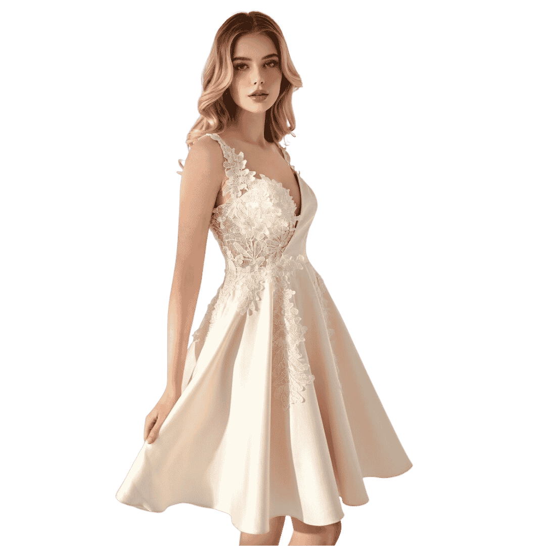 Elegant Lace Princess Dress for Women