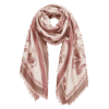 Premium Blush Pink Floral Printed Scarf