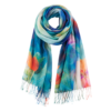 Blue, Aqua, Orange & Multicolor Floral Print