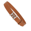 Premium Brown Faux Leather Waist Belt
