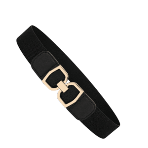Premium Black Elastic Waist Belt