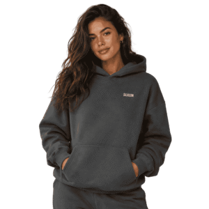 Premium Charcoal Grey Oversized Pullover Hoodie