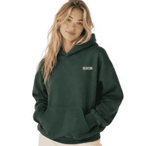 Premium Forest Green Oversized Pullover Hoodie