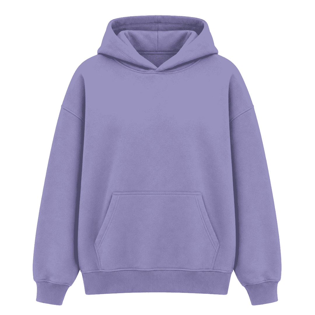 Premium Lavender Oversized Pullover Hoodie