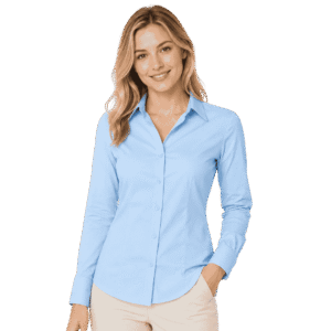 Premium Sky Blue Formal Shirt for Women