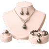 Luxury Black Pearl Jewelry Set